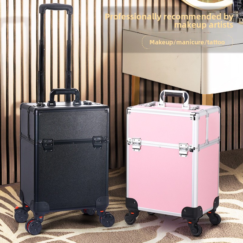Beauty Of Makeup - Professional Nail Art Case Rolling Makeup