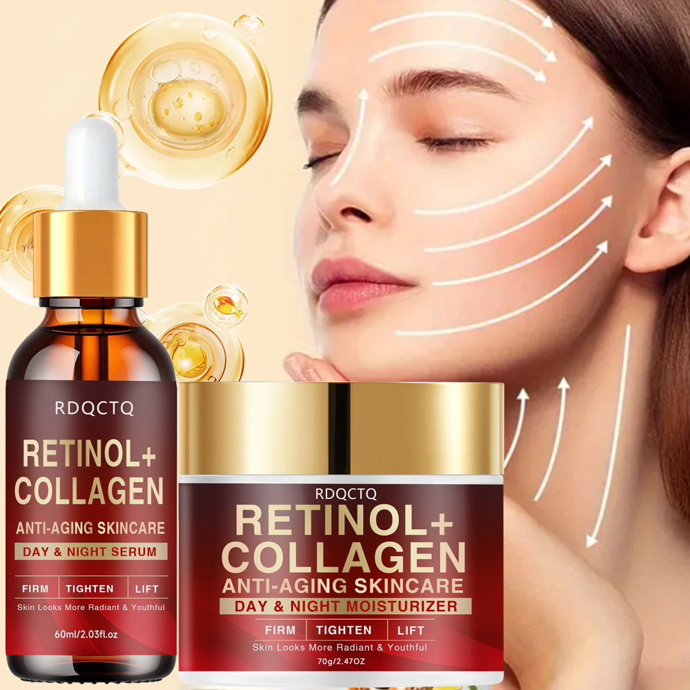 Anti-Aging Face Cream - Retinol Collagen Anti-Aging Day Night Serum