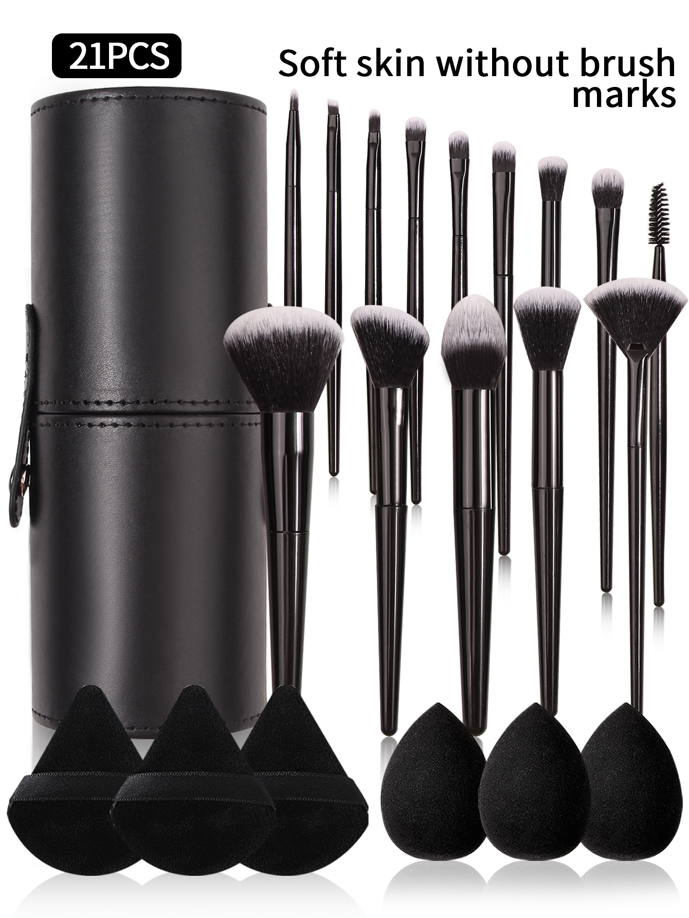 3~21pcs Fashion Makeup Brsuh S - Beauty Makeup Fashion บทวิจารณ์และราคา