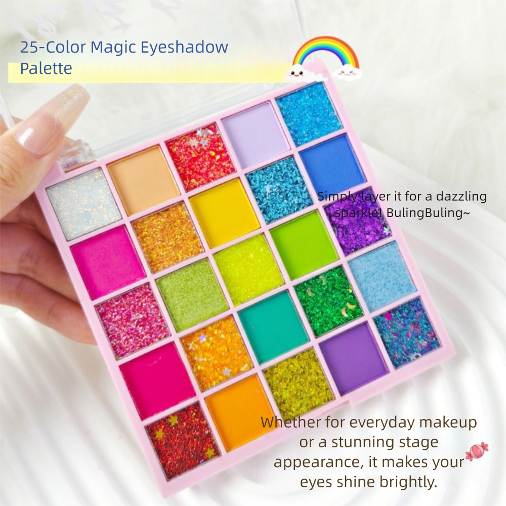 Dopamine 25 Colors Matte Shimm - Beauty Book Makeup Kit บทวิจารณ์และราคา