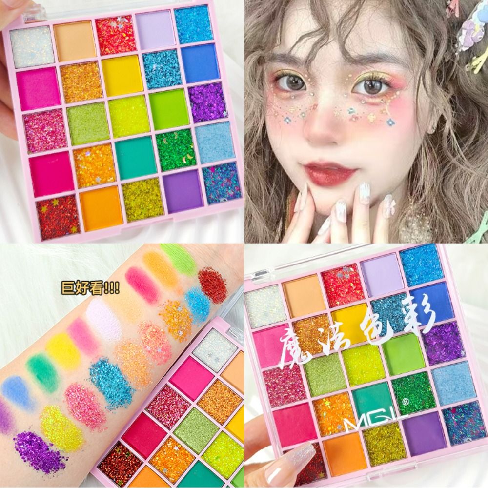 Dopamine 25 Colors Matte Shimm - Beauty Book Makeup Kit บทวิจารณ์และราคา