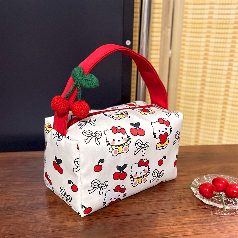 HelloKitty Large Capacity Cart - Beauty Preservation Makeup Bag บทวิจารณ์และราคา