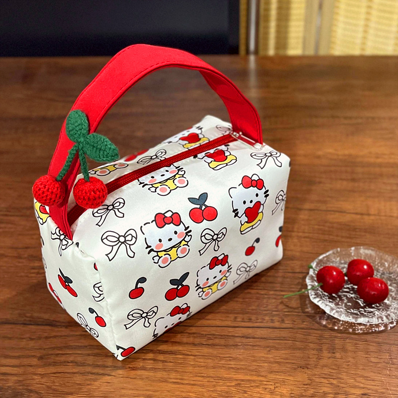 HelloKitty Large Capacity Cart - Beauty Preservation Makeup Bag บทวิจารณ์และราคา