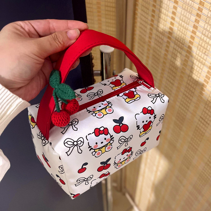 HelloKitty Large Capacity Cart - Beauty Preservation Makeup Bag บทวิจารณ์และราคา