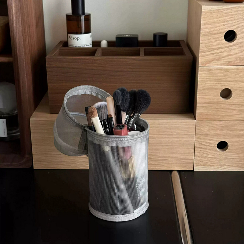 Portable Mesh Dual‑Use Makeup  - Beauty Bag Makeup บทวิจารณ์และราคา