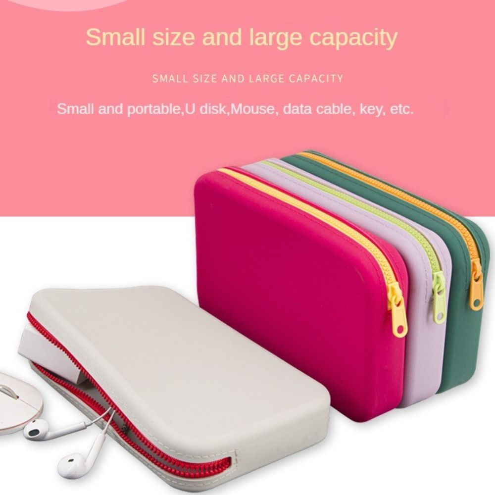 Small Square Silicone Cosmetic - Beauty Preservation Makeup Bag บทวิจารณ์และราคา
