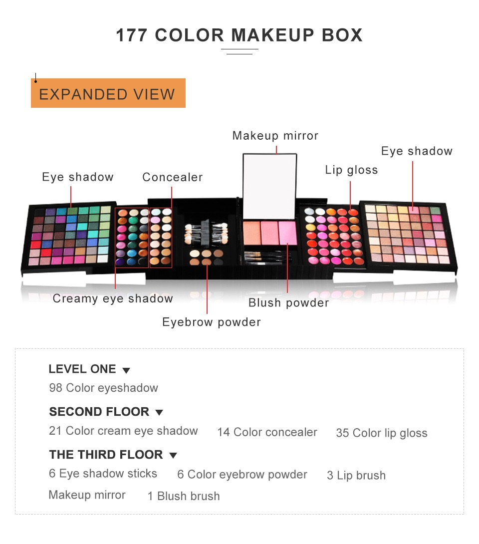 New Multi-function Makeup Kit  - Beauty Book Makeup Kit บทวิจารณ์และราคา