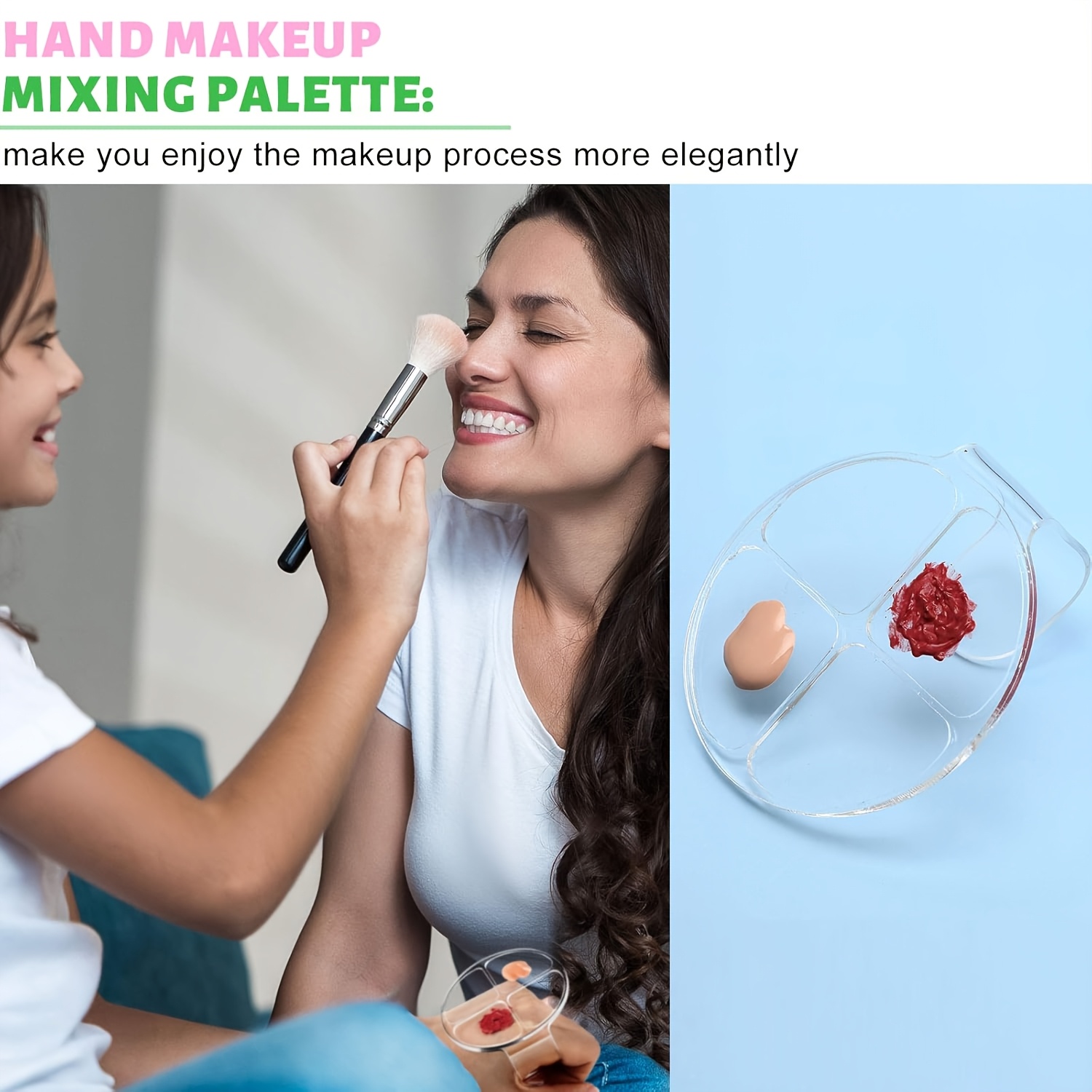 1 Clear Acrylic Makeup Mixing  - Beauty Of Makeup บทวิจารณ์และราคา