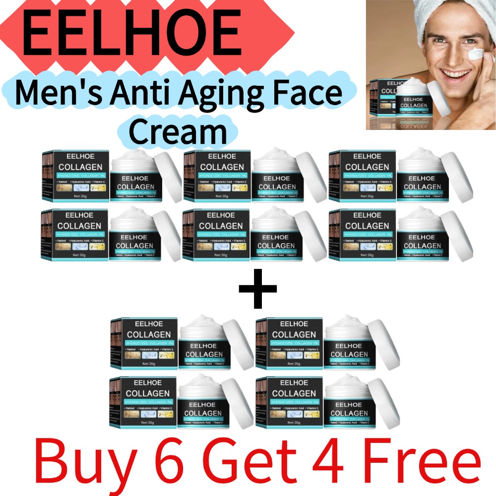 EELHOE (Buy 6 Get 4 Free) Men' - Anti-Aging Face Cream บทวิจารณ์และราคา
