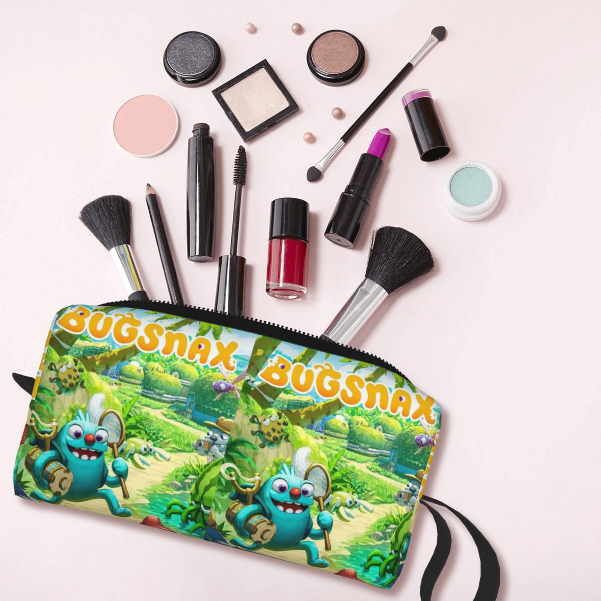 Bugsnax Game Poster Makeup Bag - Beauty Makeup Games Free บทวิจารณ์และราคา