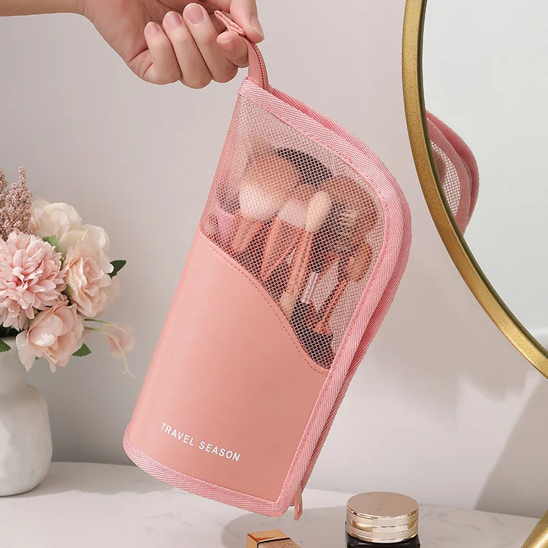 Travel Makeup Brush Bag Portab - Beauty Bag Makeup บทวิจารณ์และราคา