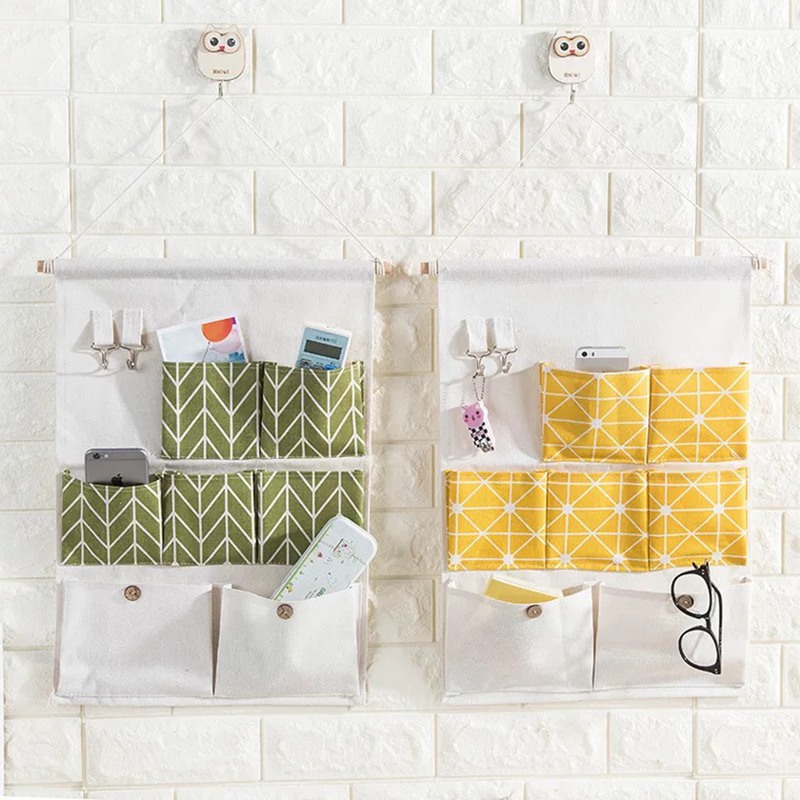 7 Pockets Linen Storage Bags H - Beauty Preservation Makeup Bag บทวิจารณ์และราคา