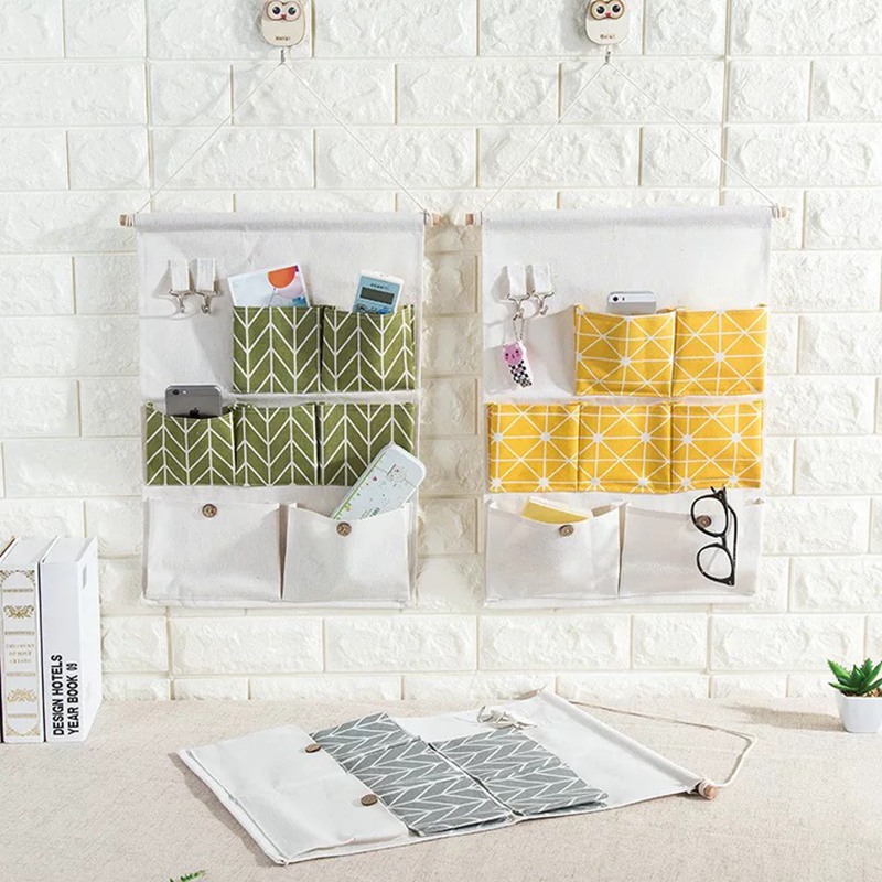 7 Pockets Linen Storage Bags H - Beauty Preservation Makeup Bag บทวิจารณ์และราคา