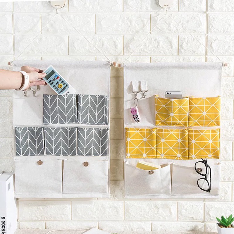 7 Pockets Linen Storage Bags H - Beauty Preservation Makeup Bag บทวิจารณ์และราคา