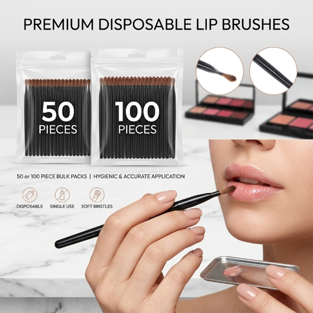 50/100pcs Disposable Lip Brush - Beauty Of Makeup บทวิจารณ์และราคา