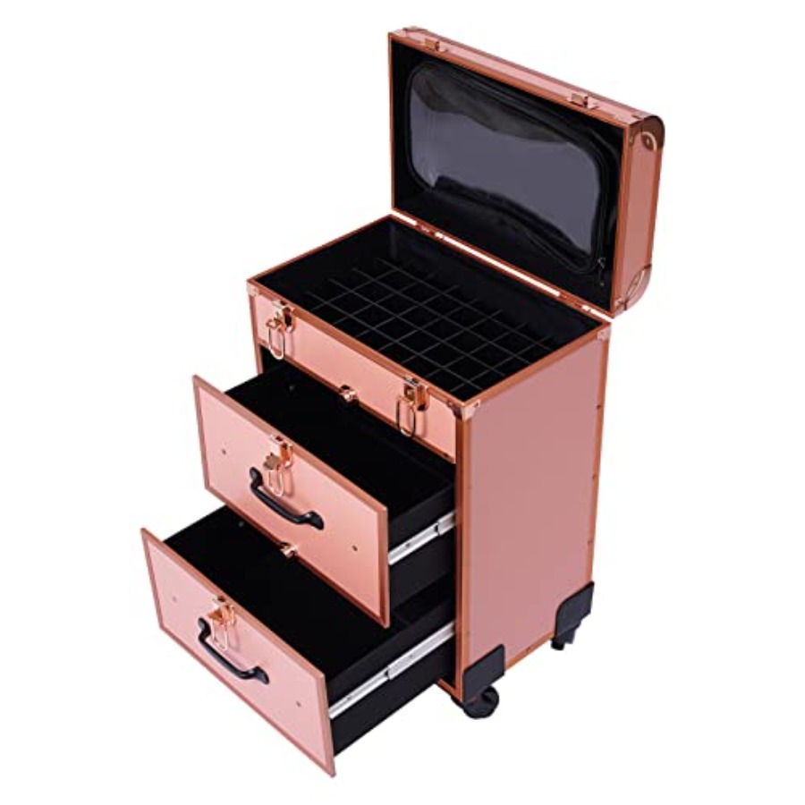 3-Tier Aluminum Rolling Makeup - Makeup And Beauty บทวิจารณ์และราคา