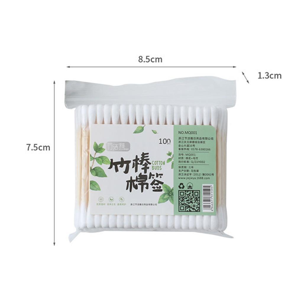 10/100pcs Disposable Cotton Sw - Beauty Of Makeup บทวิจารณ์และราคา