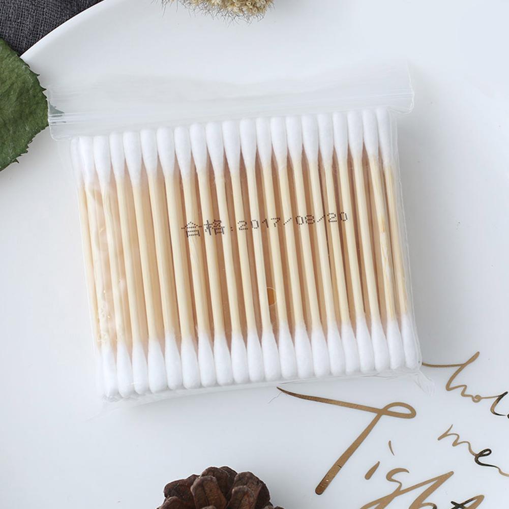 10/100pcs Disposable Cotton Sw - Beauty Of Makeup บทวิจารณ์และราคา