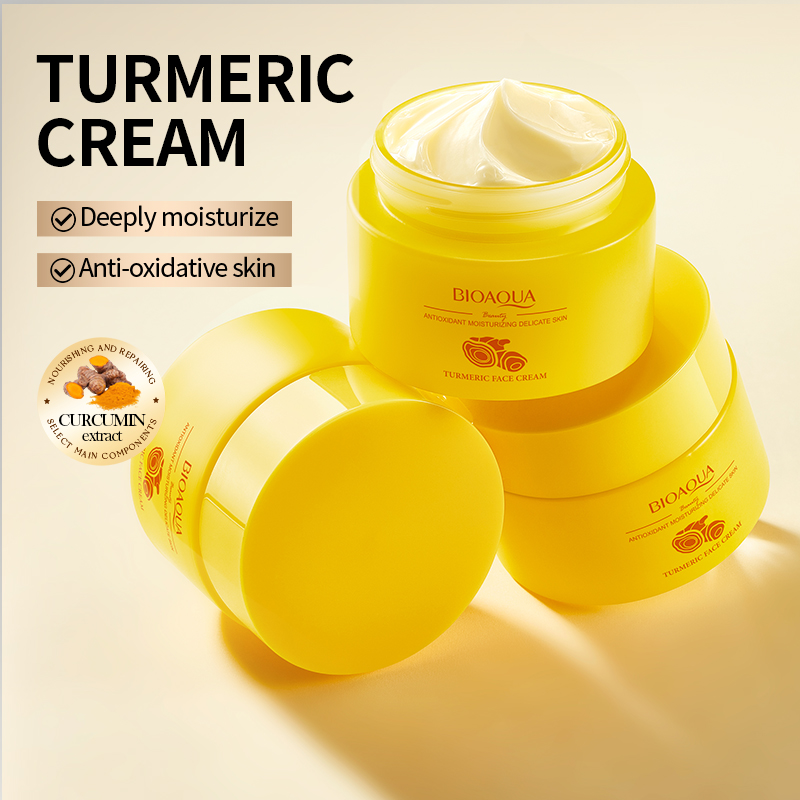 BIOAQUA Turmeric Skin Care Set - Anti-Aging Face Cream บทวิจารณ์และราคา