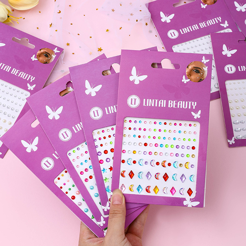 Hot Selling Face Gems Stickers - Beauty Of Makeup บทวิจารณ์และราคา