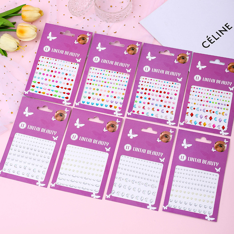 Hot Selling Face Gems Stickers - Beauty Of Makeup บทวิจารณ์และราคา
