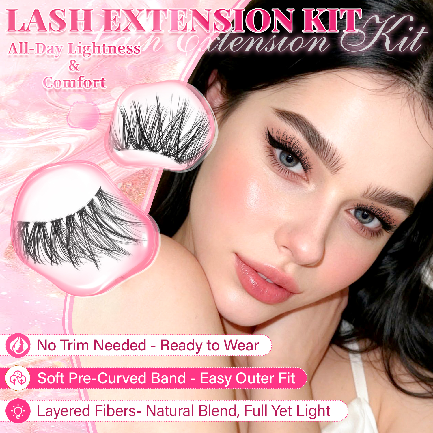False Eyelash High Capacity Ey - Beauty Book Makeup Kit บทวิจารณ์และราคา