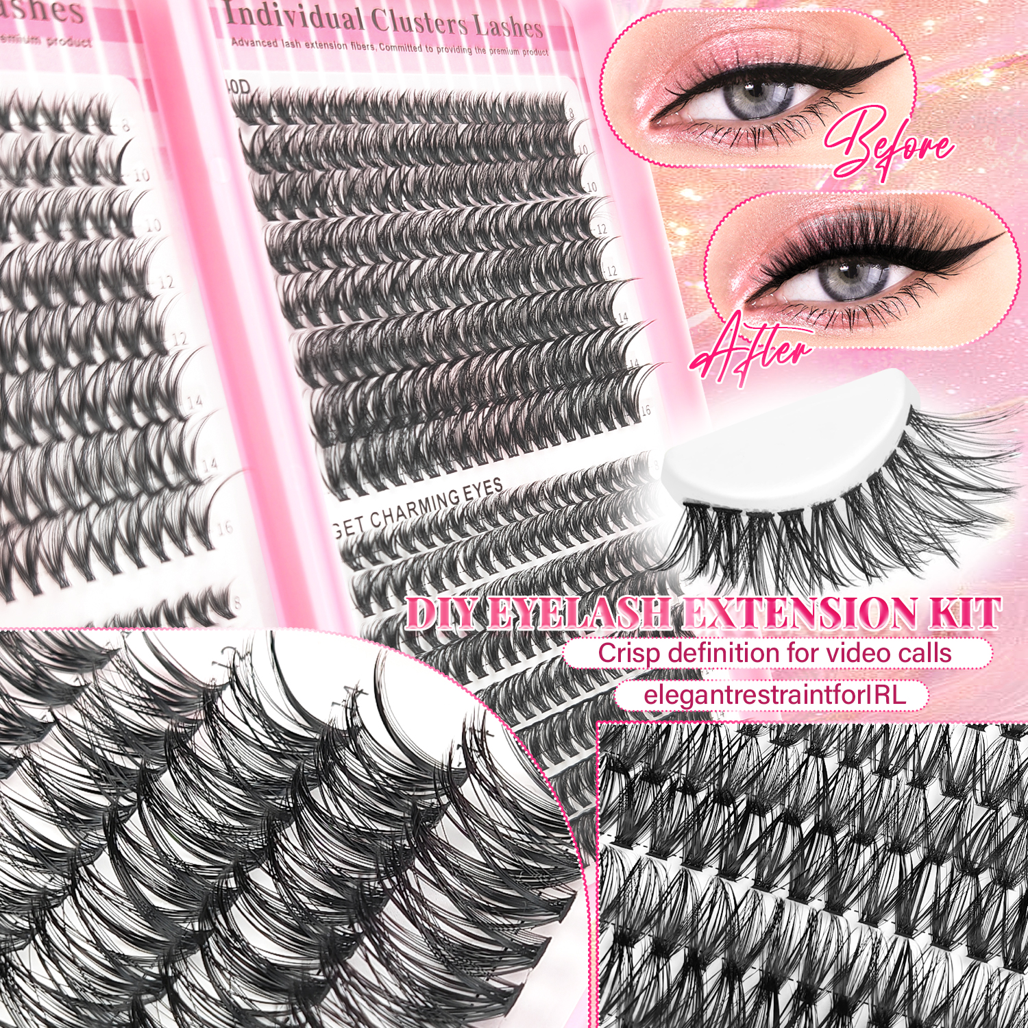 False Eyelash High Capacity Ey - Beauty Book Makeup Kit บทวิจารณ์และราคา