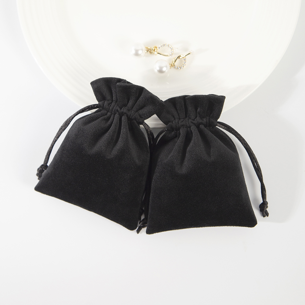 5Pcs Velvet Drawstring Bag 7x9 - Beauty Preservation Makeup Bag บทวิจารณ์และราคา