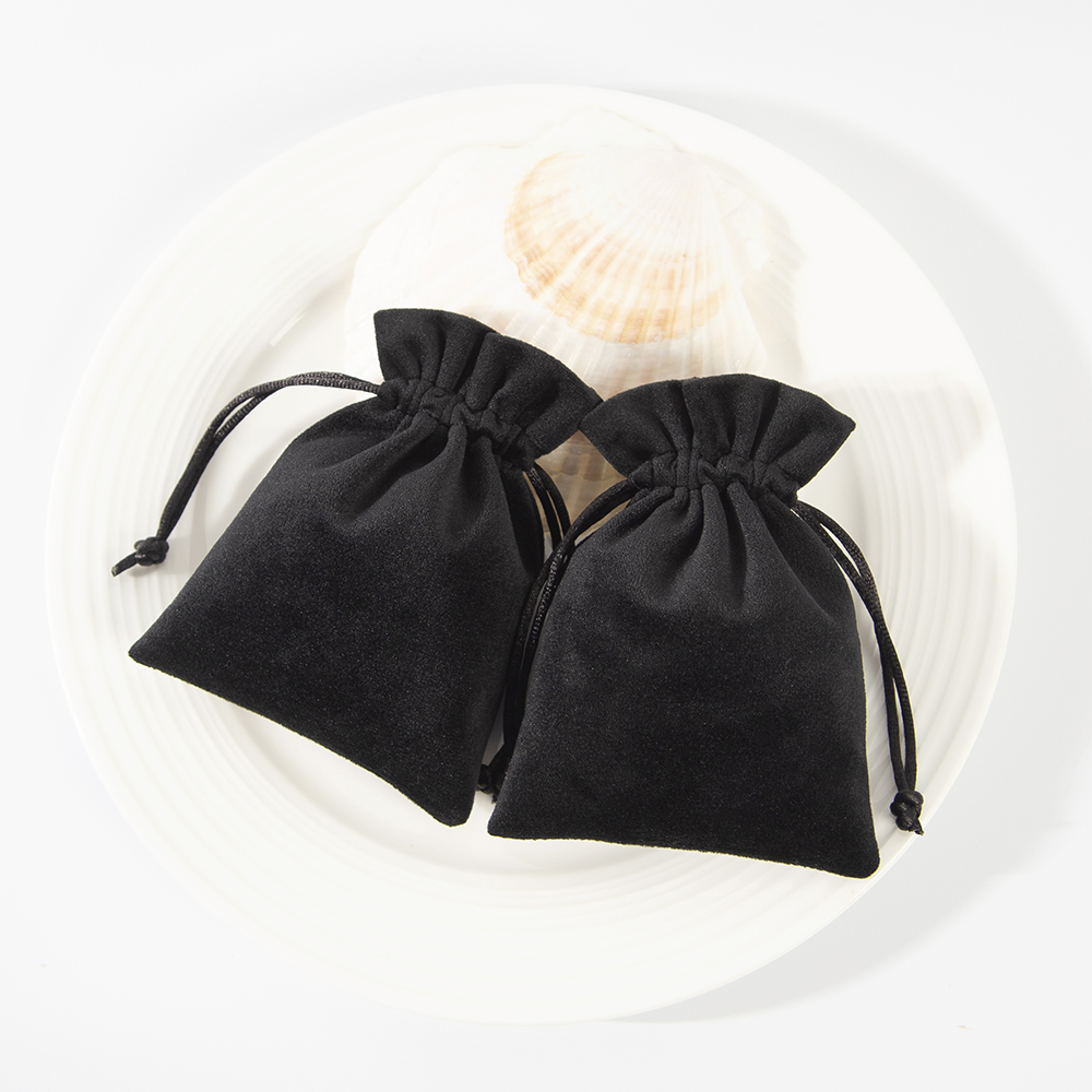 5Pcs Velvet Drawstring Bag 7x9 - Beauty Preservation Makeup Bag บทวิจารณ์และราคา