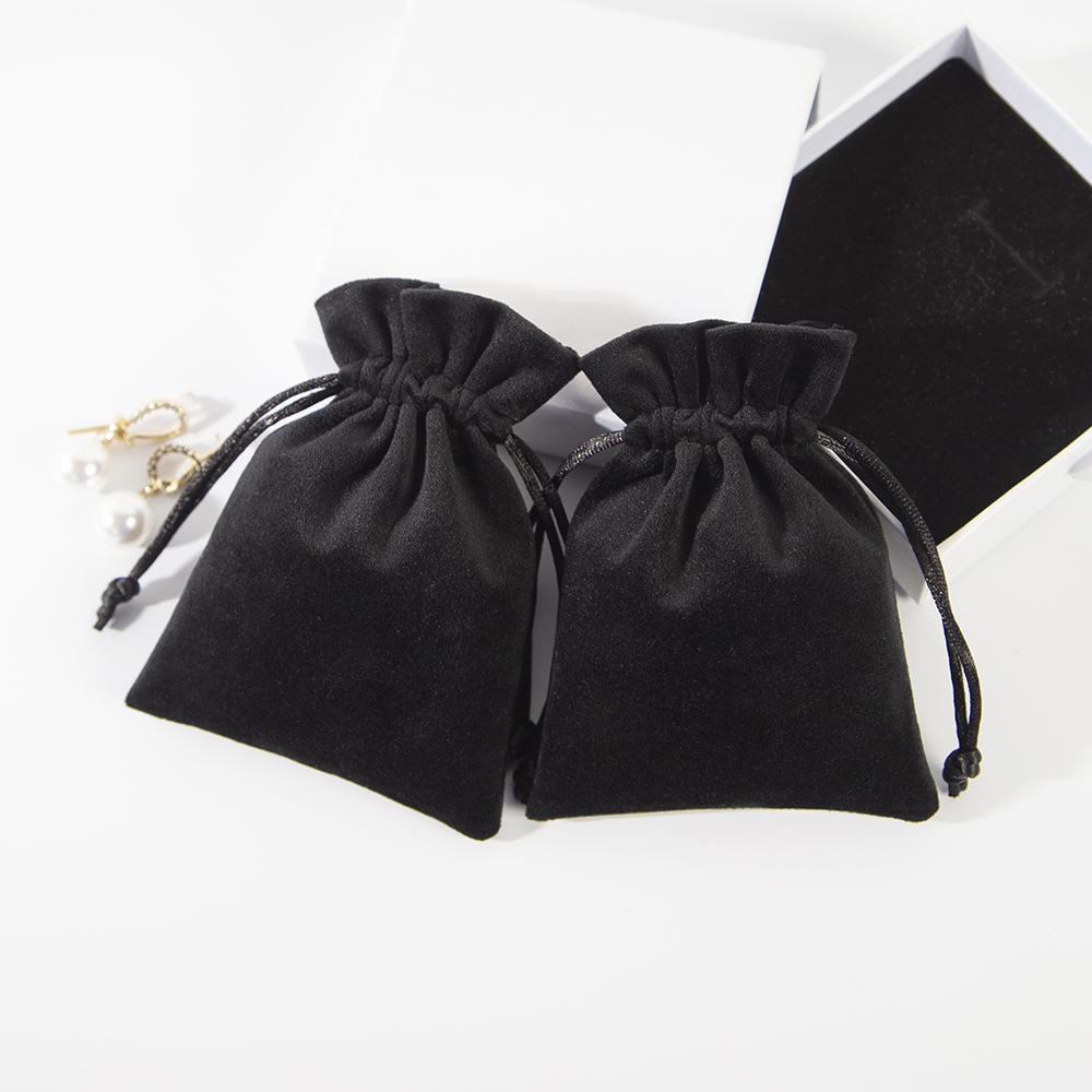 5Pcs Velvet Drawstring Bag 7x9 - Beauty Preservation Makeup Bag บทวิจารณ์และราคา