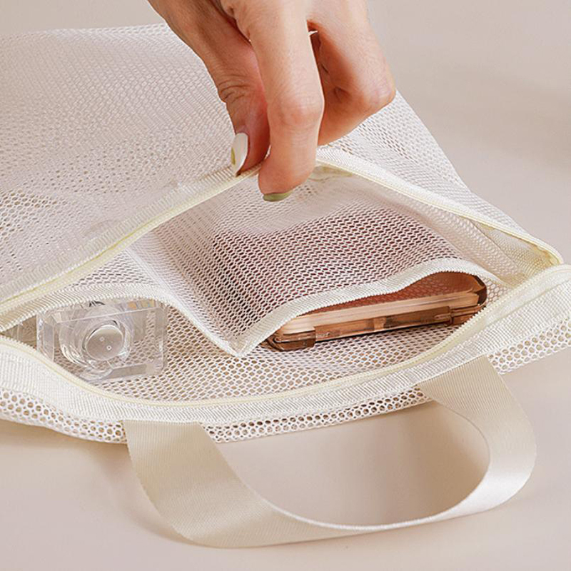 Mesh Makeup Toiletry Storage B - Beauty Preservation Makeup Bag บทวิจารณ์และราคา